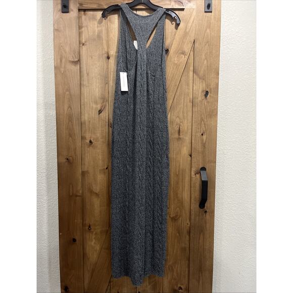 NWT Rumored Lakeville Maxi Dress Smoke Heather Textured Racerback, Size Med $108 - Picture 7 of 8